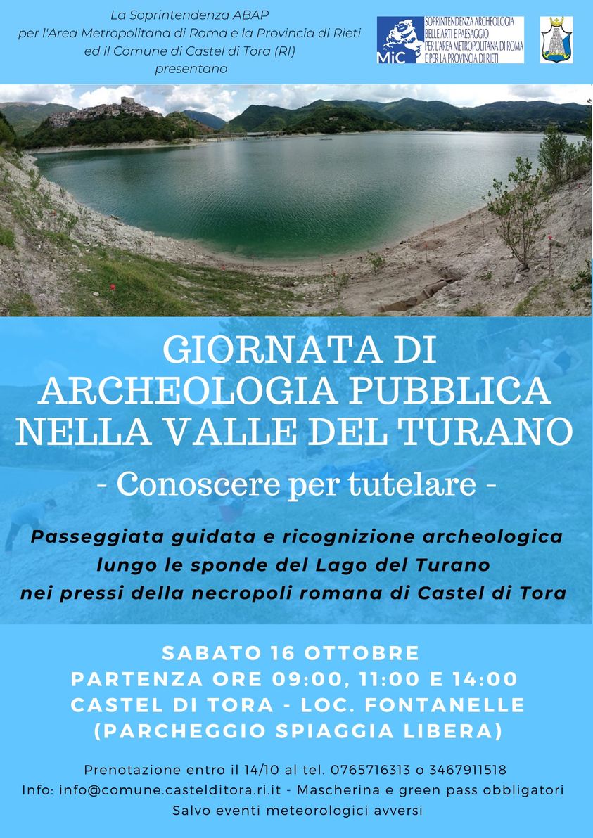 Archeologia pubblica sul Lago del Turano